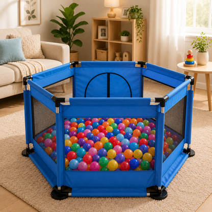 CORRAL DE JUEGOS PARA BEBÉS CON 30 PELOTAS + ENVÍO GRATIS